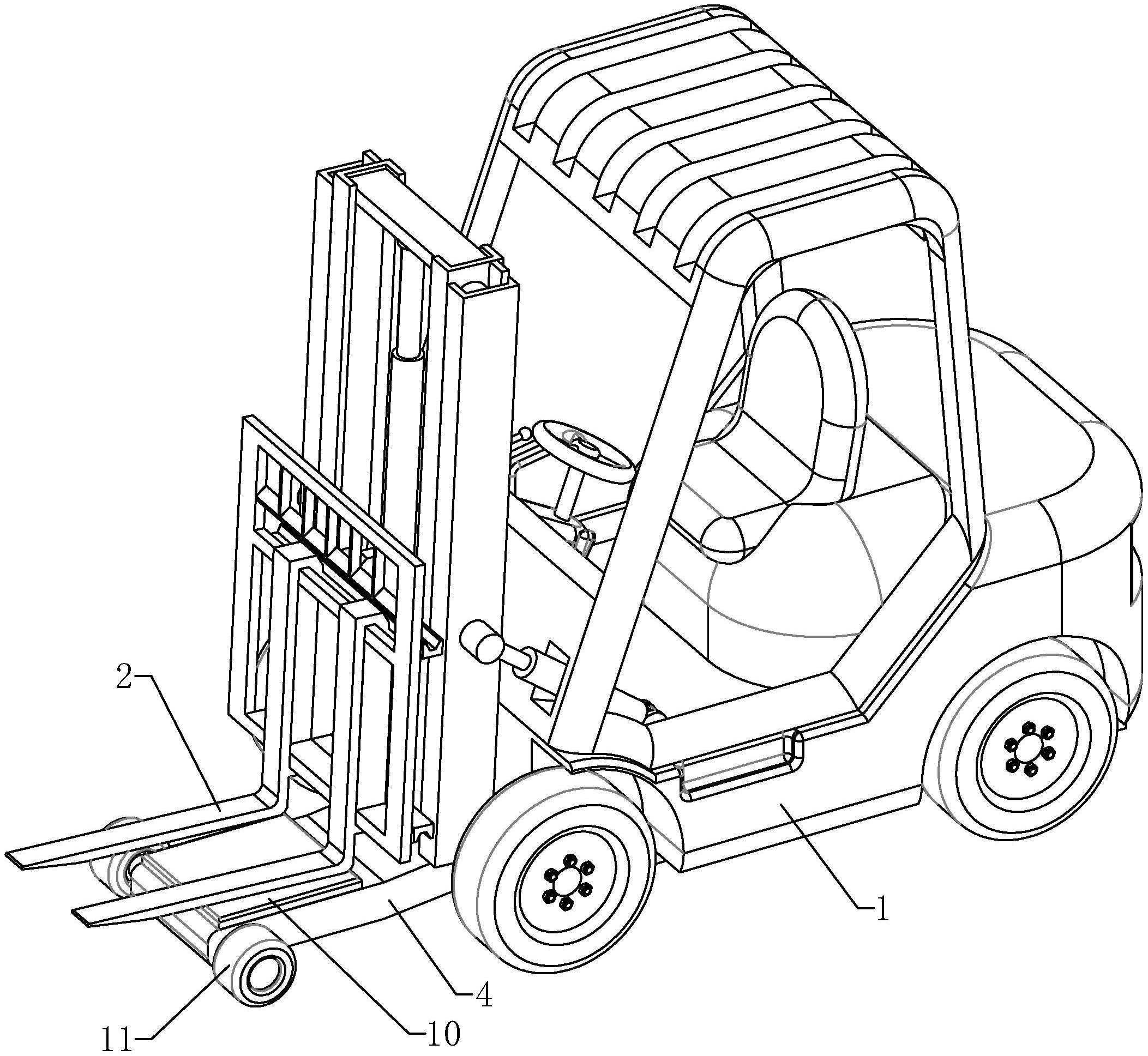 一种运输稳定的叉车的制作方法