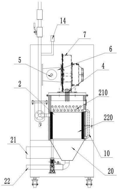 一种自适应倒排式多回程热交换的超低氮冷凝蒸汽发生器的制作方法