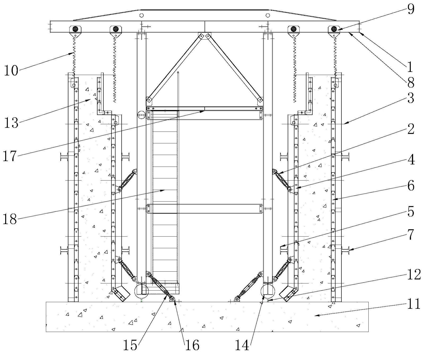 涵洞墙体建设工艺的制作方法