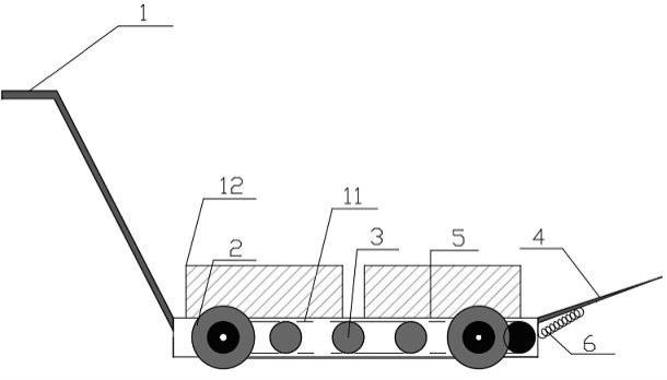 一种小型预制构件半自动运卸车的制作方法