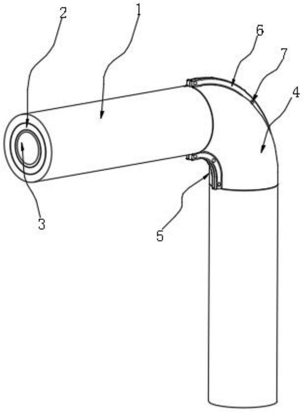 一种两瓣式保温弯管接头的制作方法