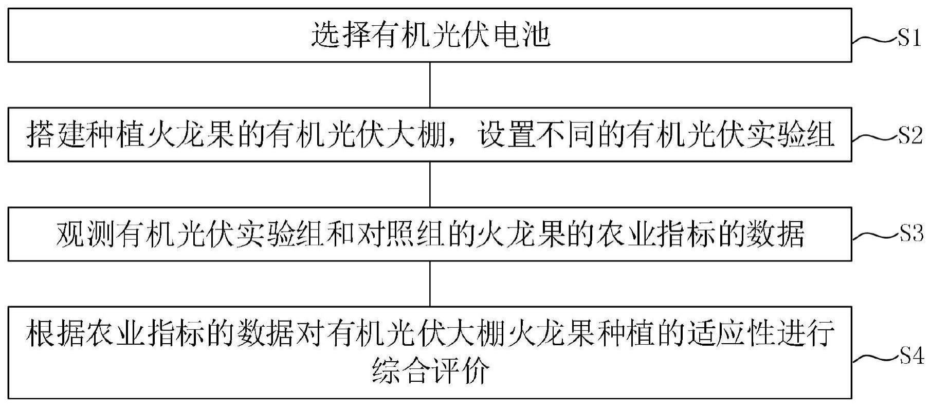 一种有机光伏大棚火龙果种植适应性探究方法与流程