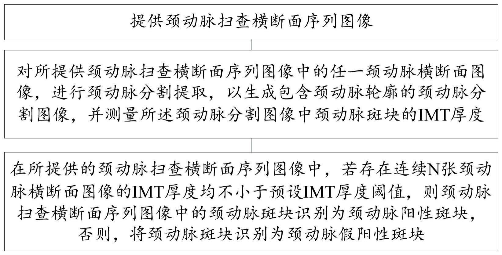 基于序列性特征的颈动脉斑块去假阳识别方法及系统与流程