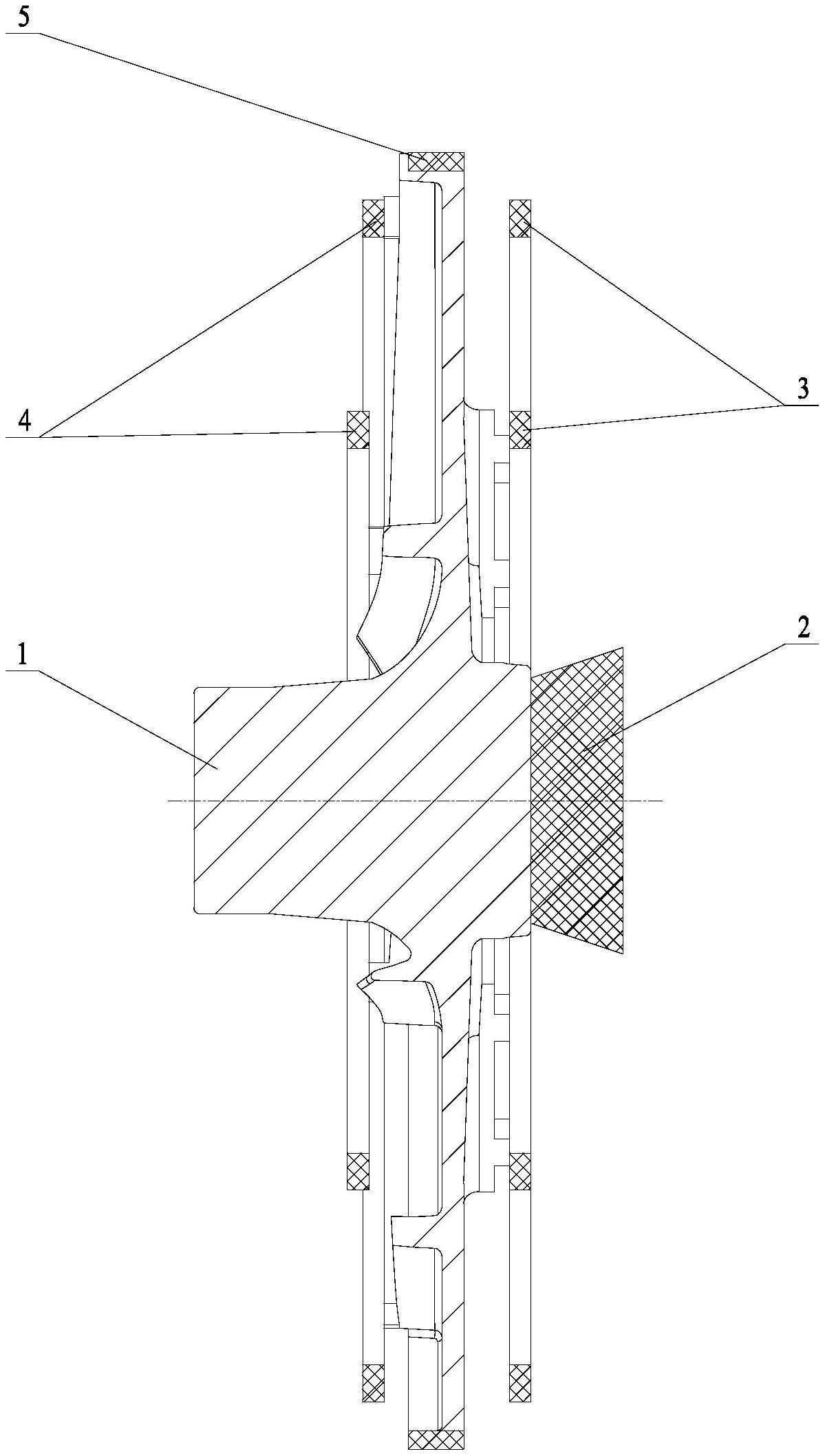 开放式叶轮铸造用中温蜡模具结构的制作方法