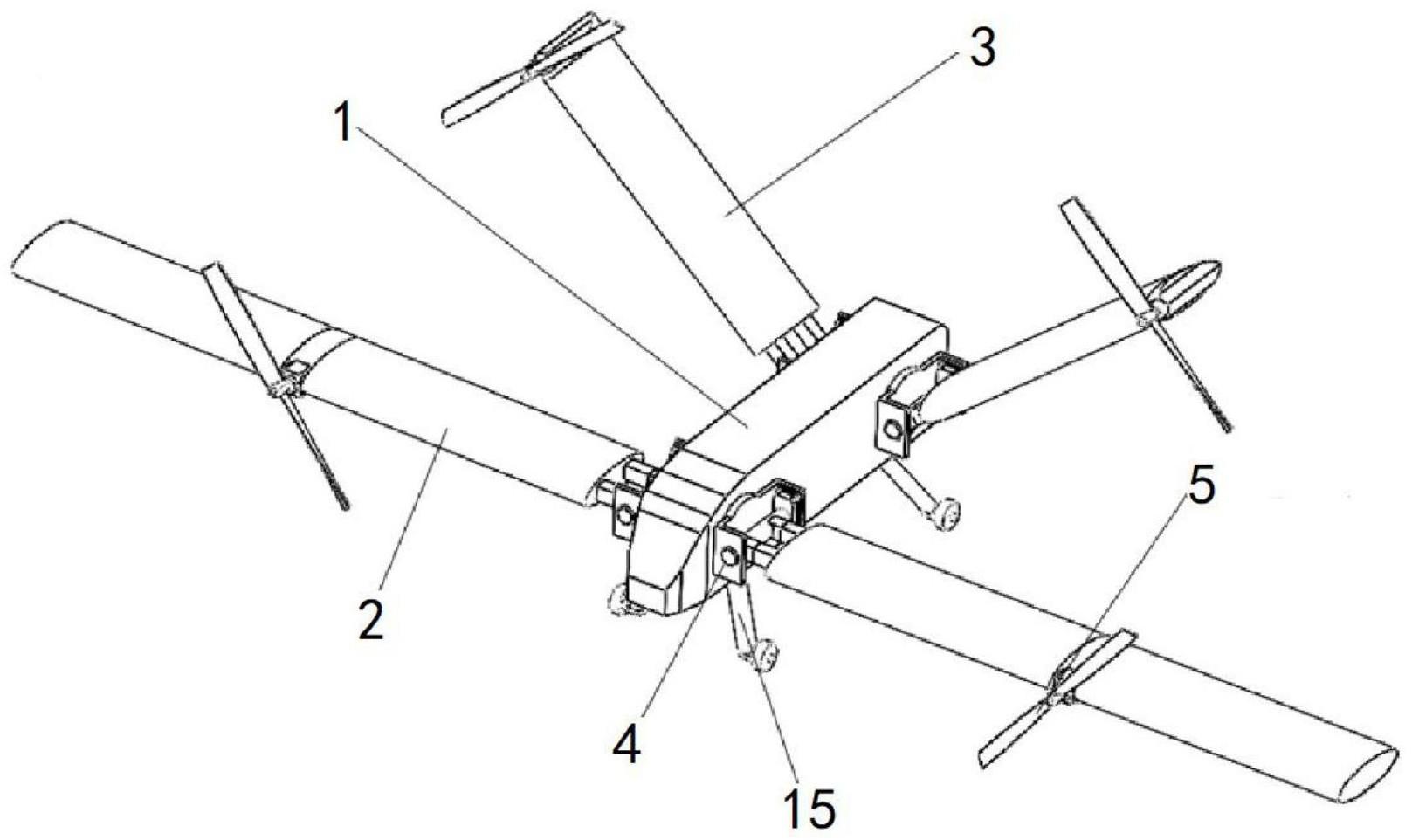 一种机翼可倾转、折叠、伸缩的垂直起降变体无人机