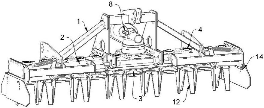 一种驱动耙的齿轮驱动箱的制作方法