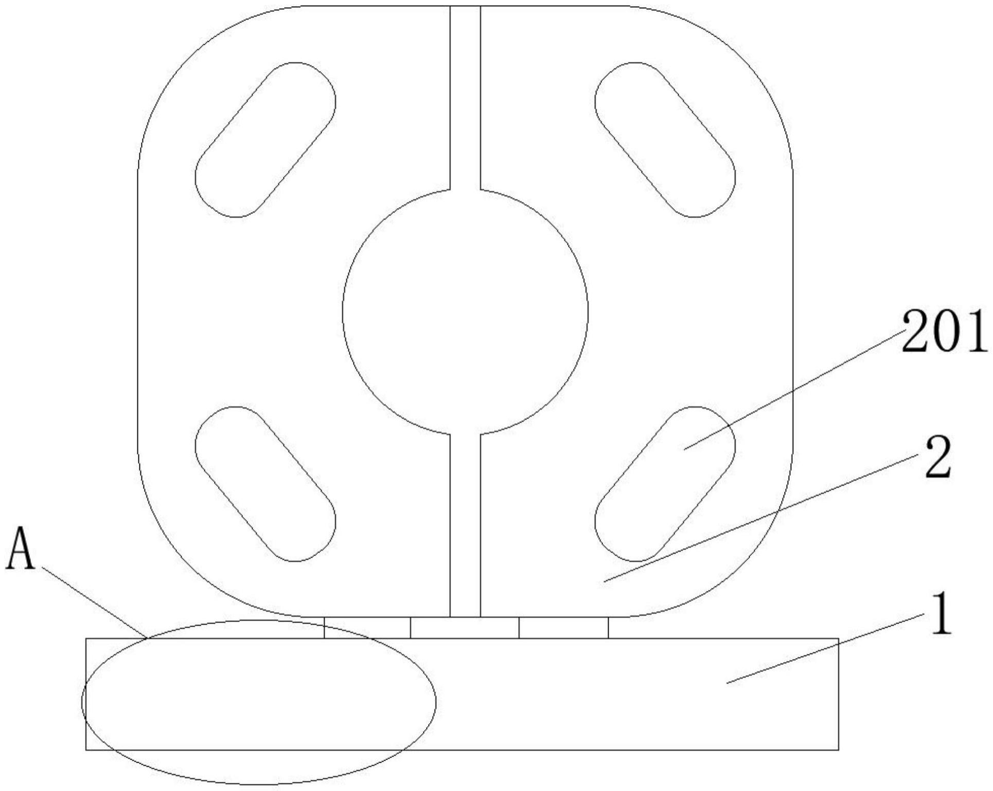 一种发动机散热支架的制作方法