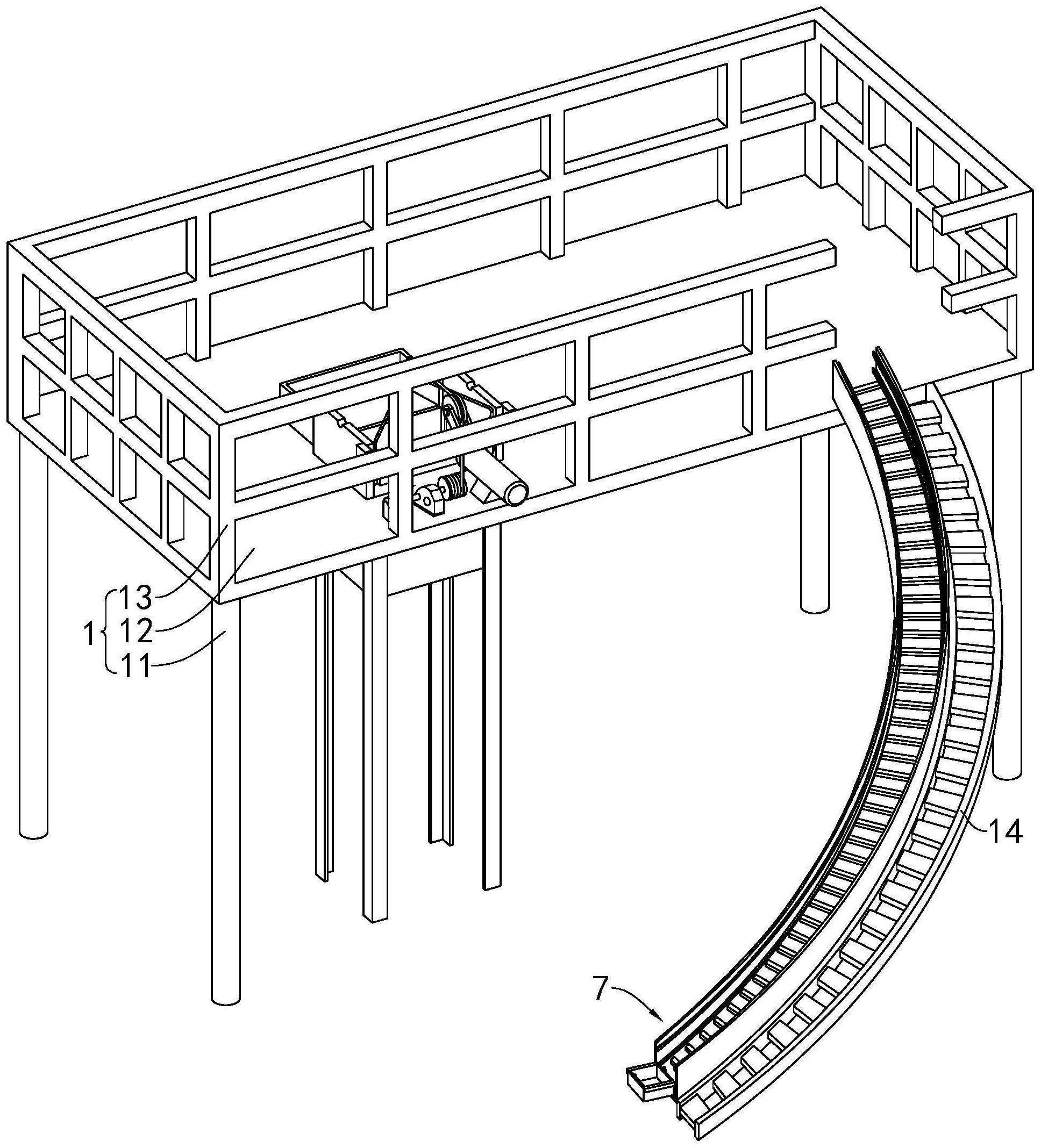 一种隧道施工用施工架结构的制作方法