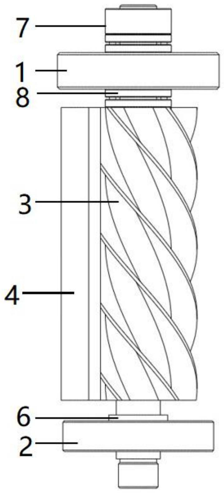 一种偏心涡轮式振动固井工具及振动方法与流程