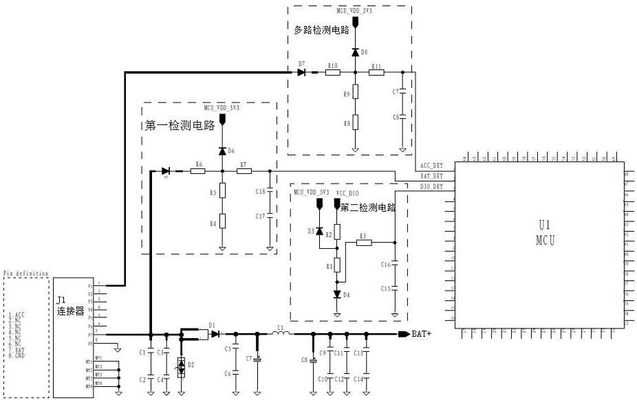 一种多路输入电压高精度补偿电路，补偿方法及设备与流程