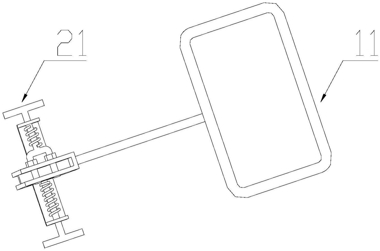 一种汽车前舱盖面漆工装器具的制作方法