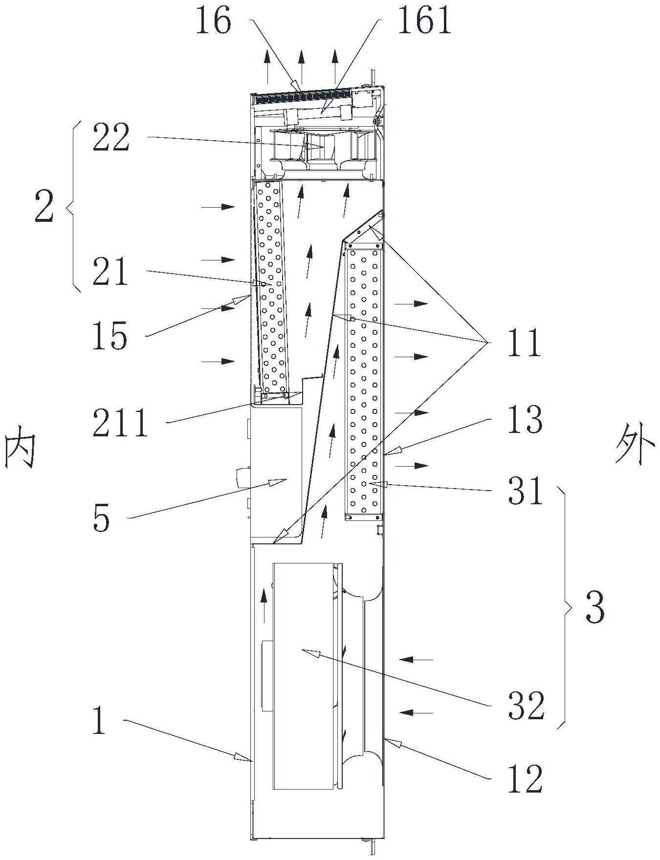 一体式新风空调的制作方法