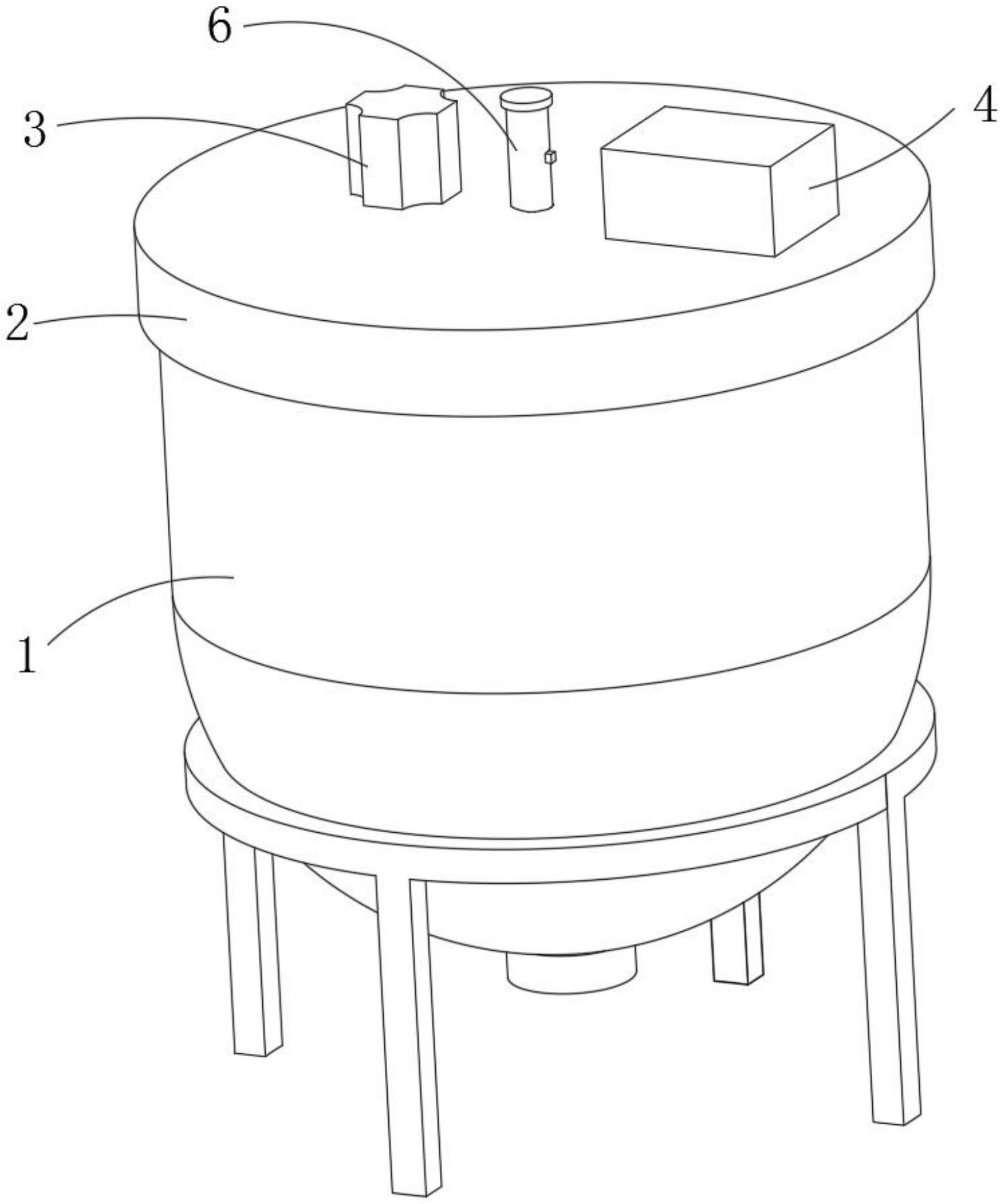 具有PH检测调节功能的水性复合树脂胶粘剂混合罐的制作方法
