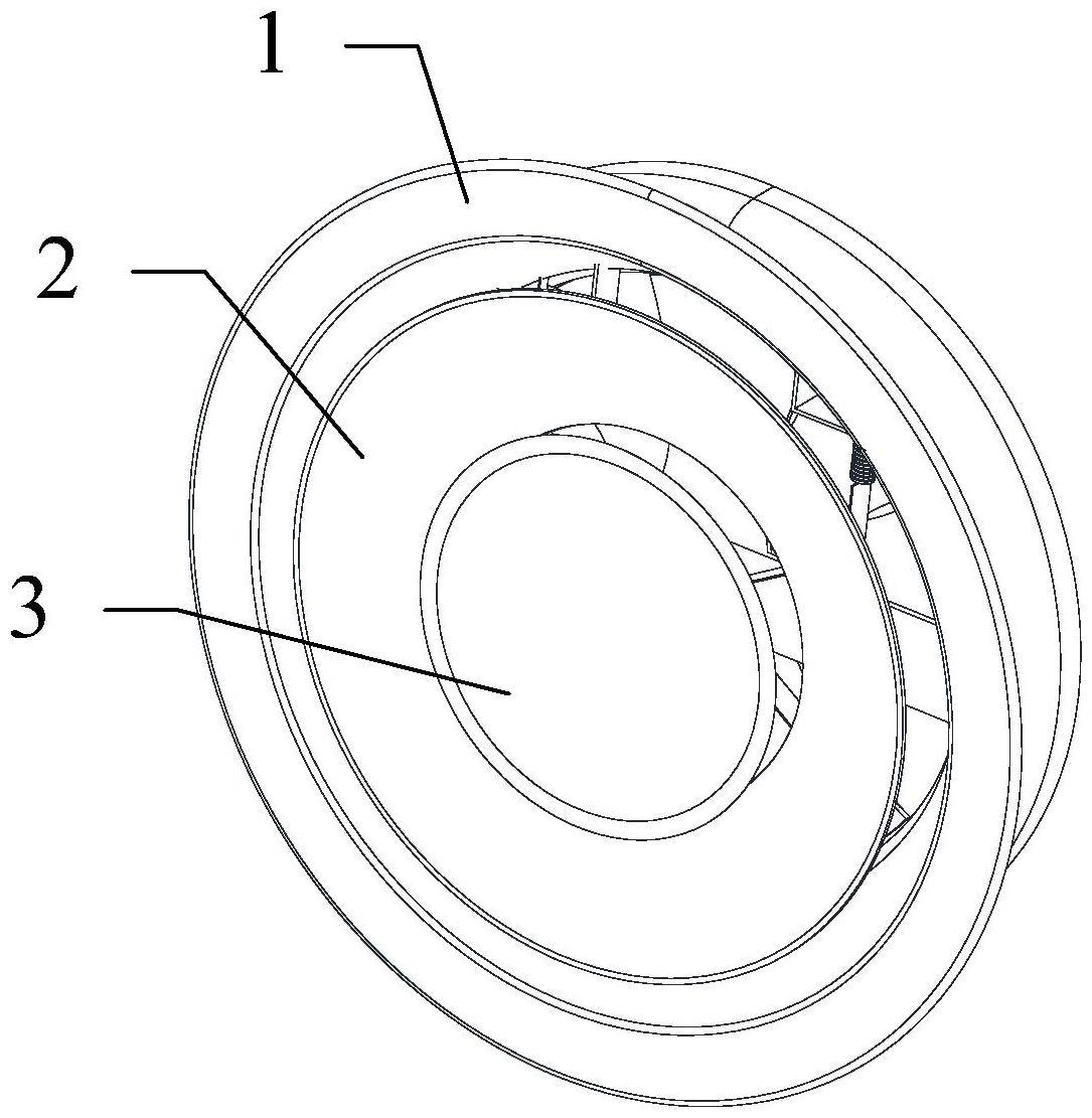 一种圆环喷射口风量调节机构的制作方法