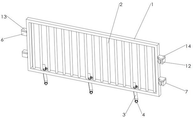 一种生产过程安全防护围栏的制作方法
