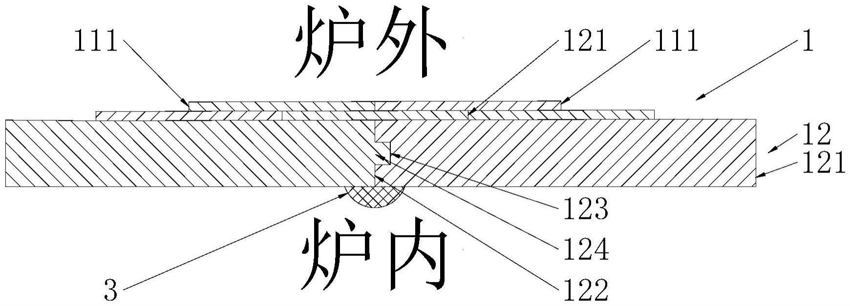 用于型材喷涂线的具有阻防止热量逃逸功能的烤炉结构的制作方法