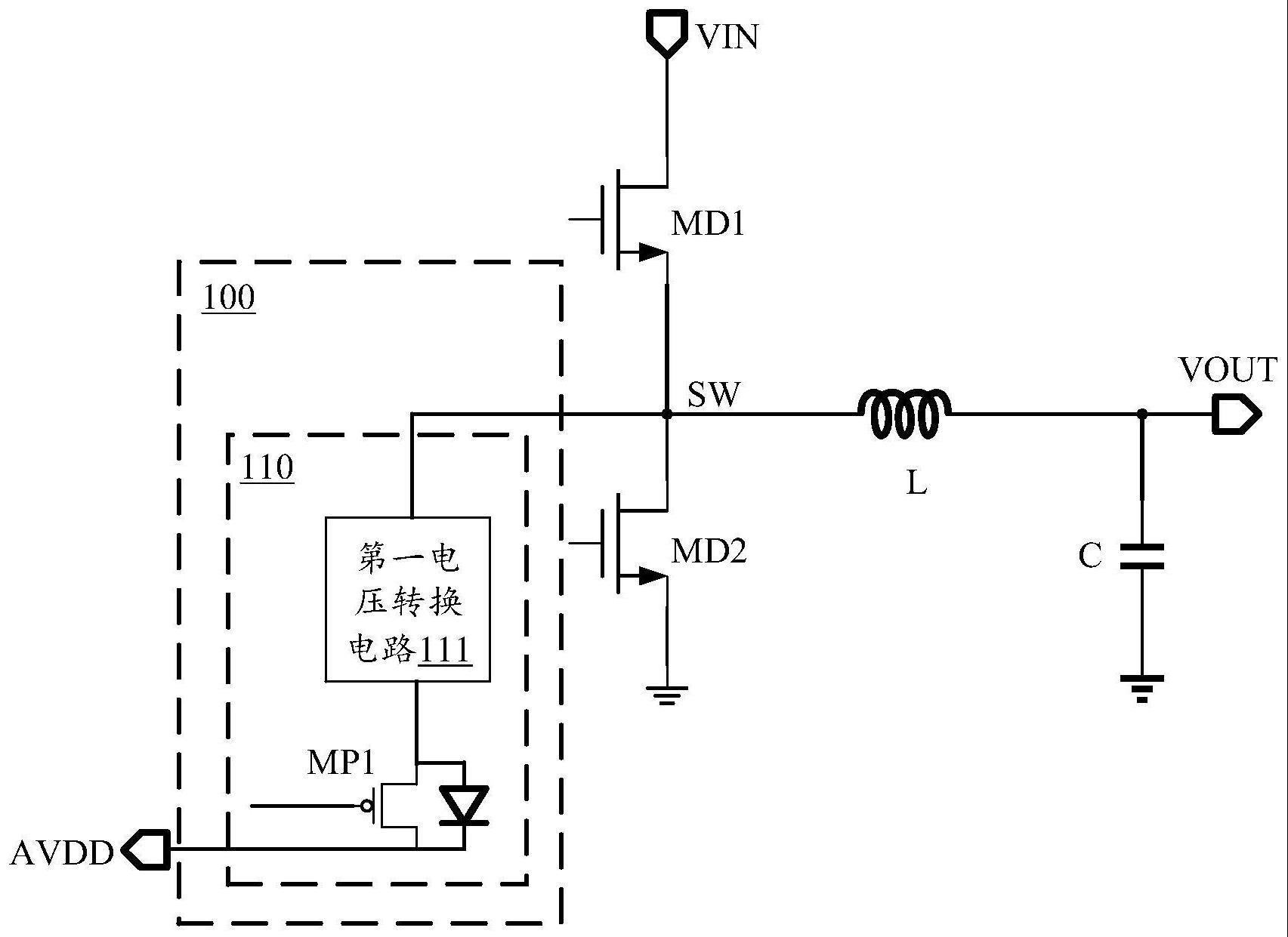 电源电压产生电路及降压开关电源芯片的制作方法