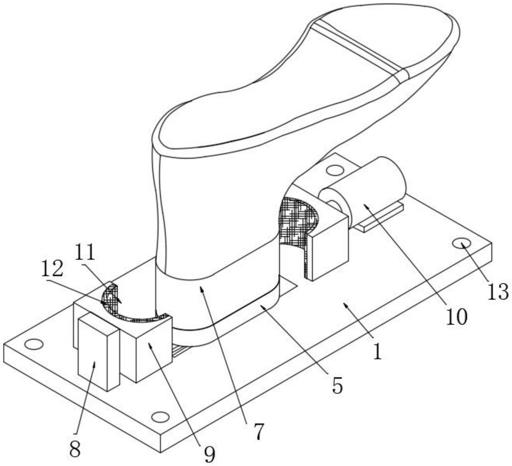 一种鞋楦定位夹紧装置的制作方法