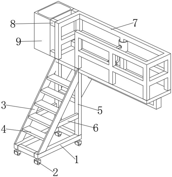一种光伏板专用移动登高梯的制作方法