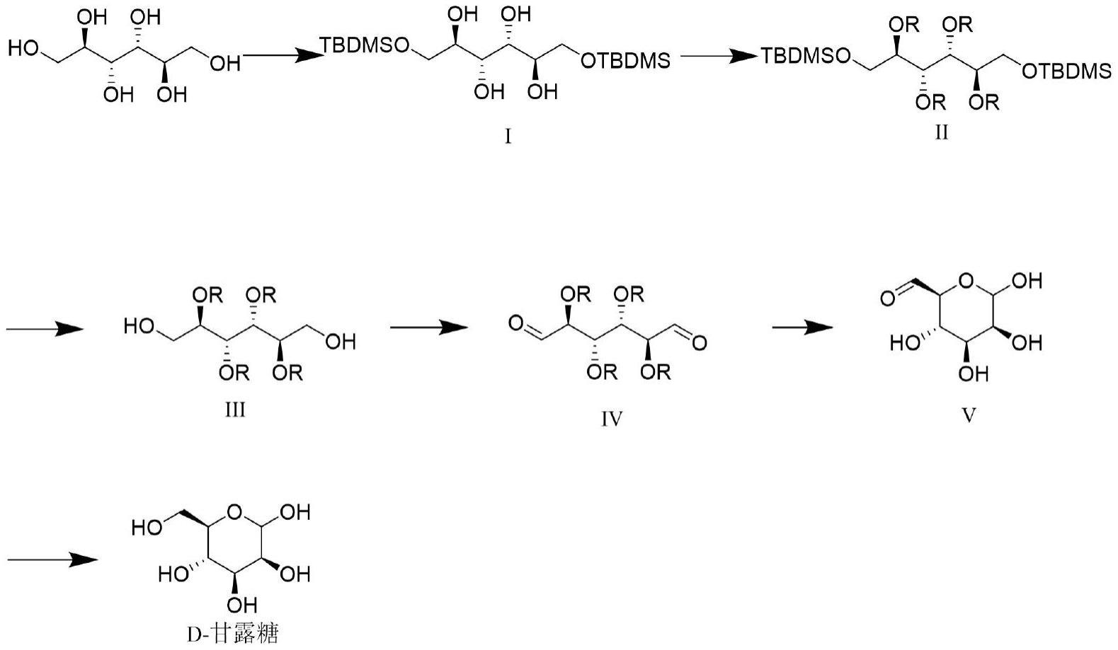 一种D-甘露糖的合成方法与流程