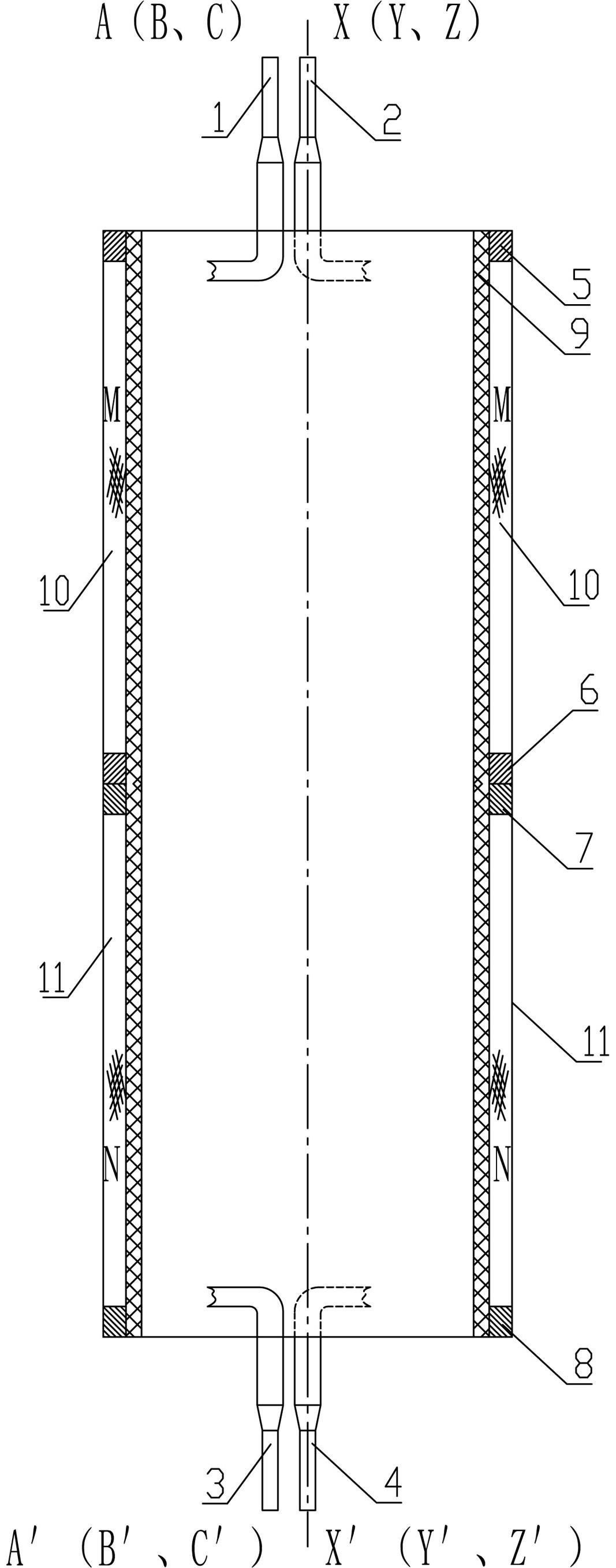 一种并联双分裂型变流移动变电站的高压线圈的制作方法
