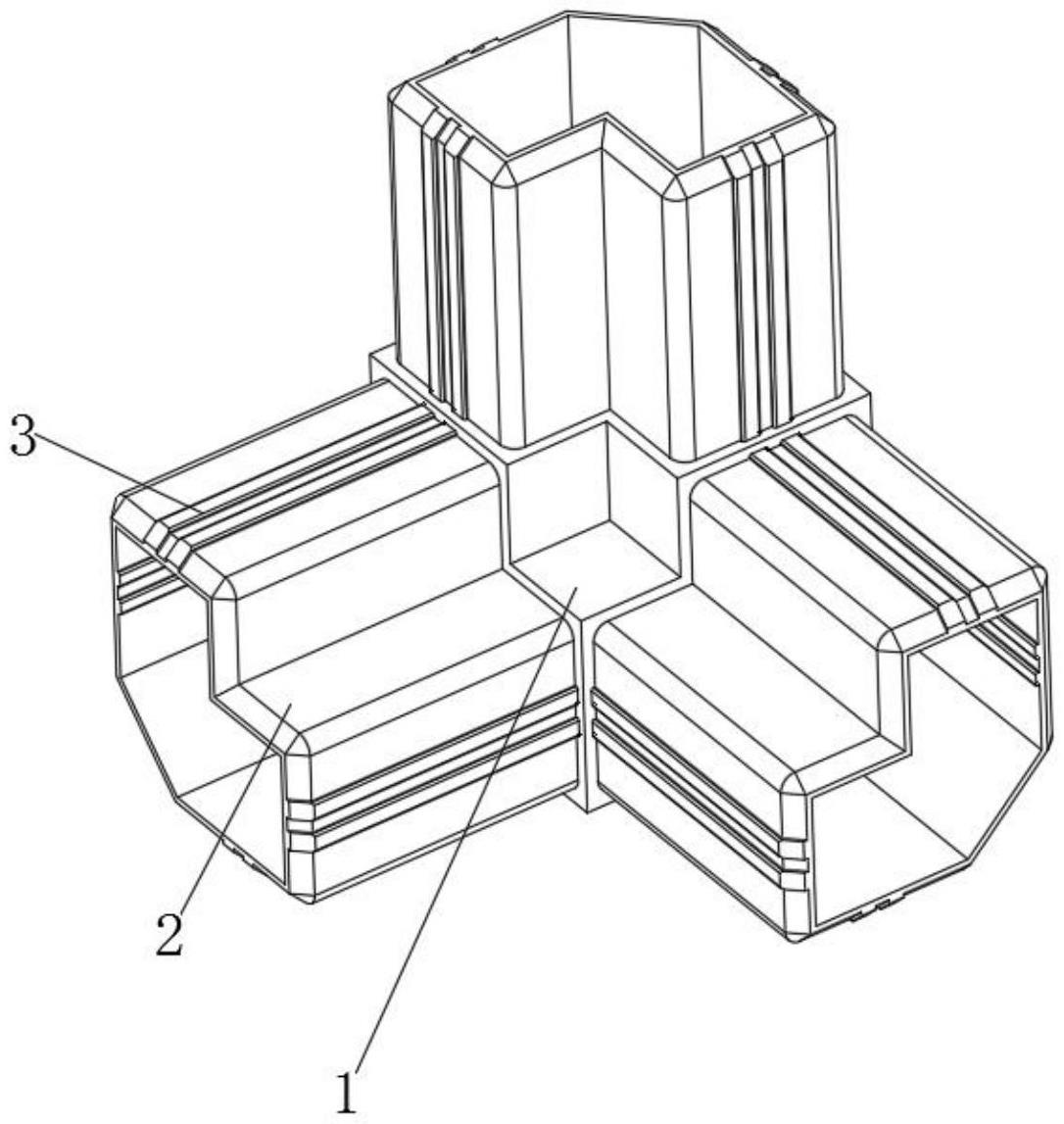 一种铝合金框架专用三通接头的制作方法