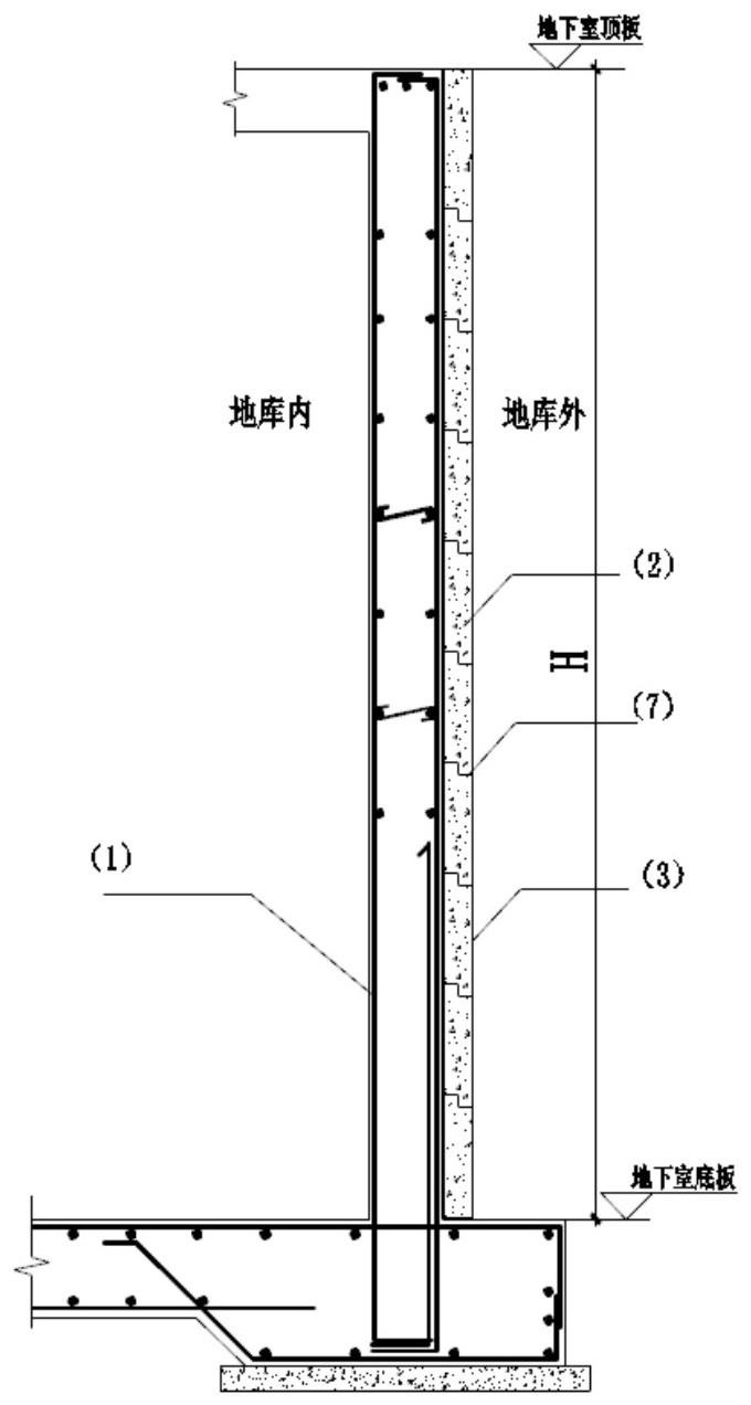 一种后浇带预制装配式保护墙的制作方法