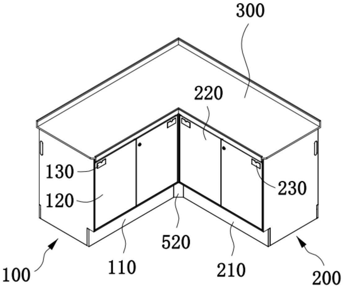 一种转角柜的制作方法
