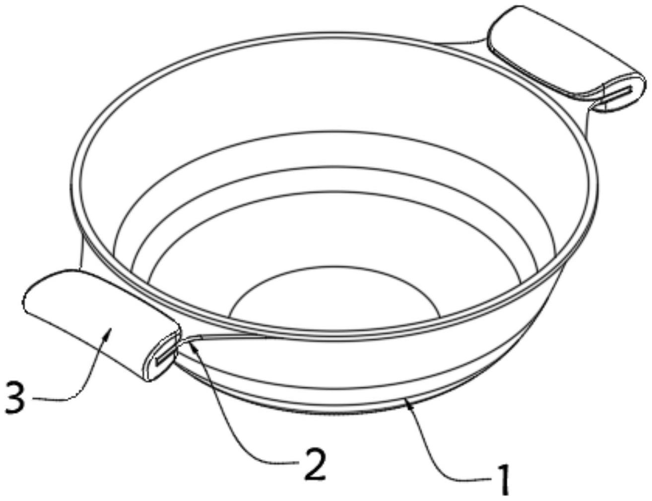 一种双柄一体式烹饪锅的制作方法