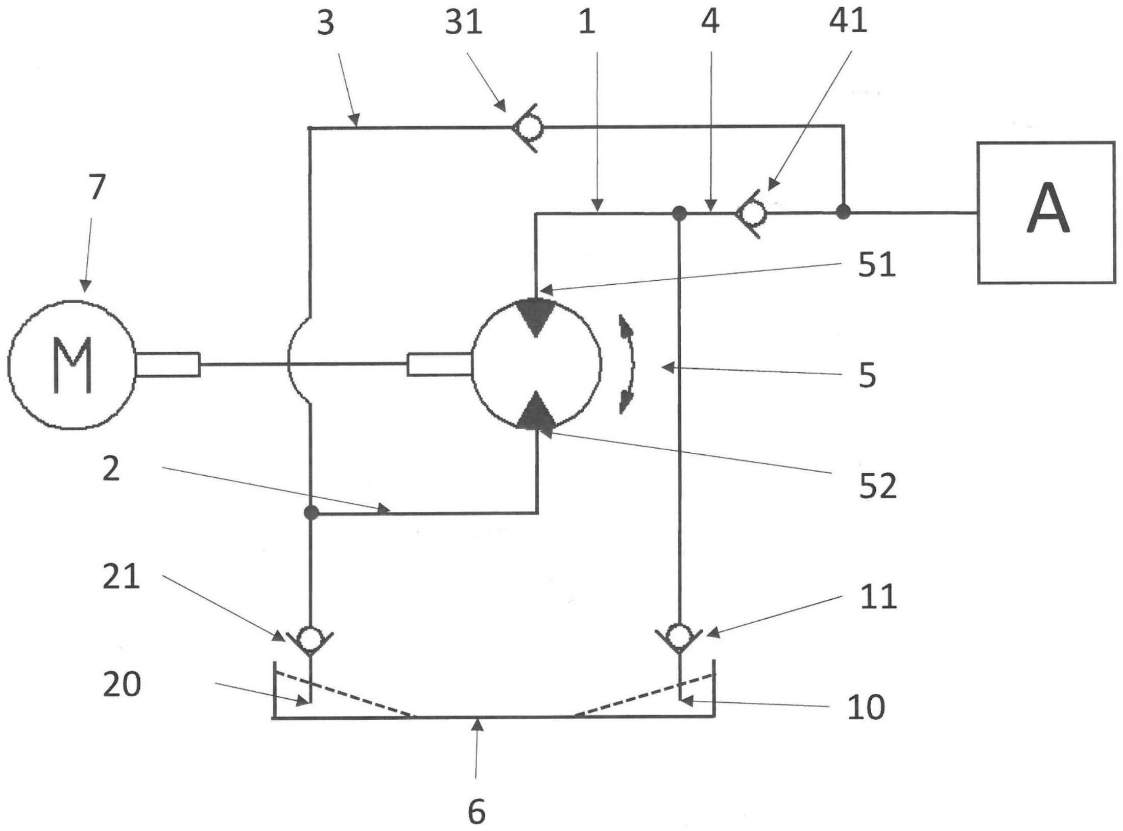 旋转泵的转速随负载变化的流体输送系统的制作方法