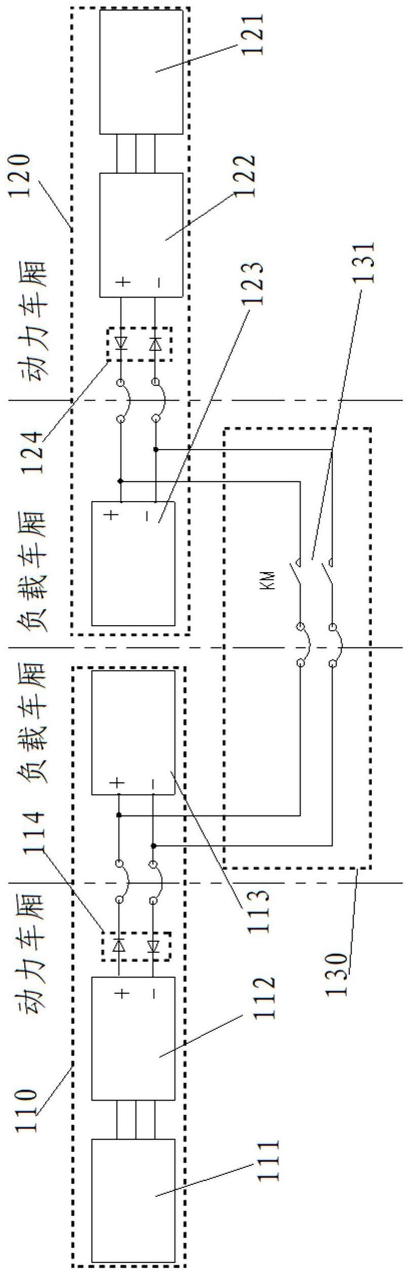 轨道车辆供电电路、扩展供电的控制方法和轨道车辆与流程