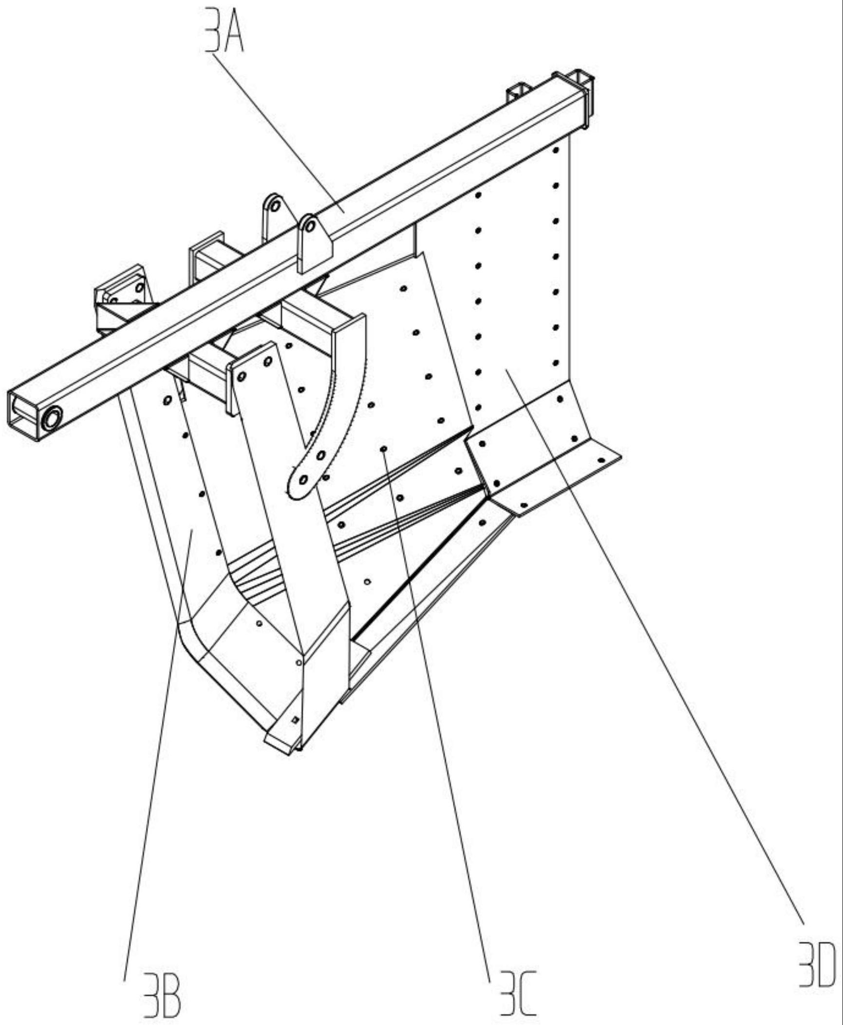 一种材料埋设暗沟构建犁体