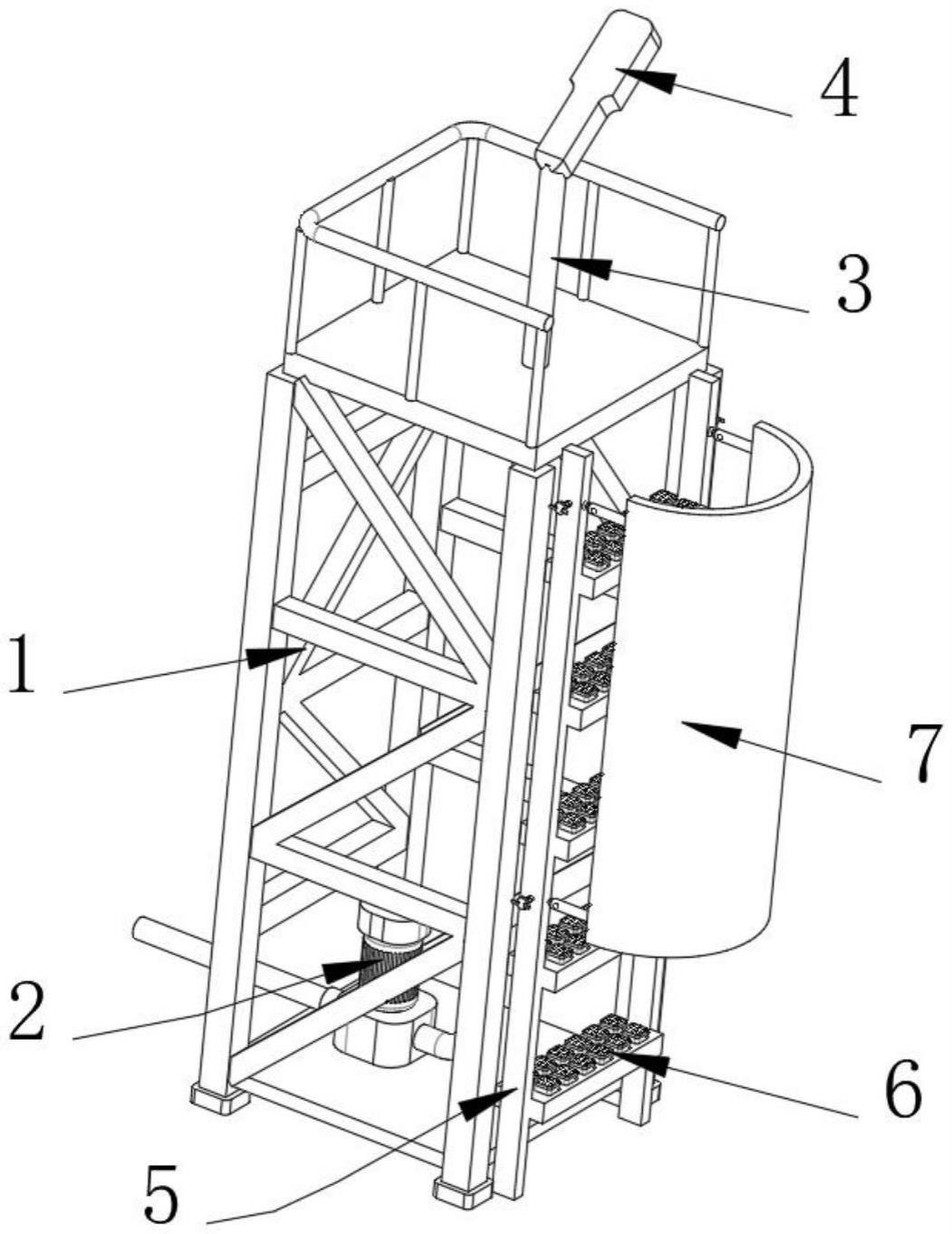 一种建筑工地高压除尘炮塔的制作方法