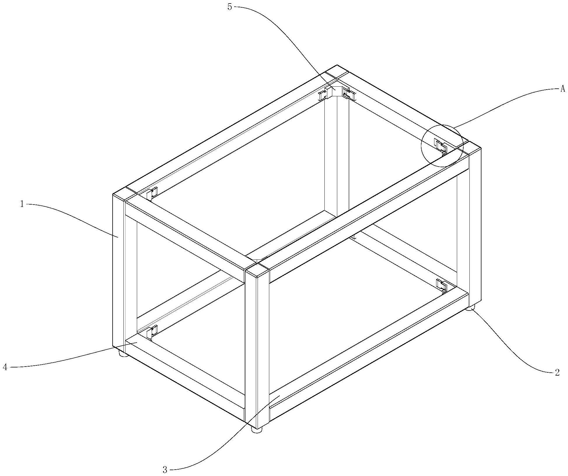 一种流水线用节能环保型工业铝型材框架的制作方法