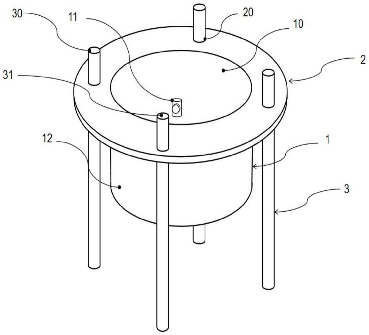 一种桩承式裙边筒型组合基础及其施工方法