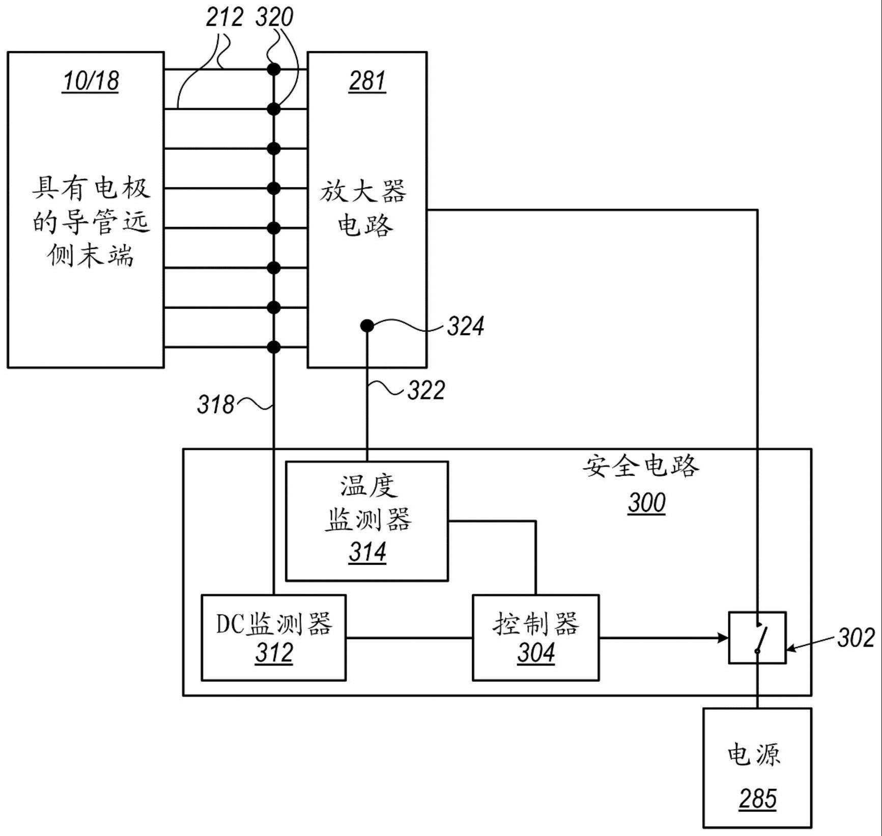 用于DC泄漏检测的安全电路的制作方法