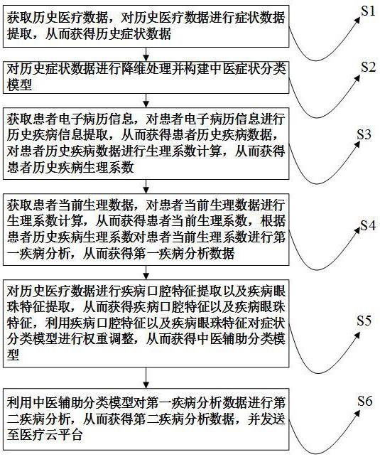 一种中医辅助分析信息的数据处理方法及系统