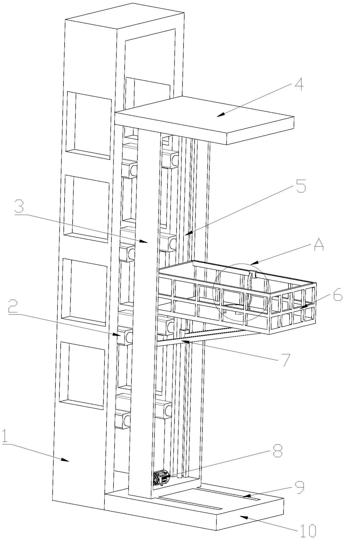 一种市政房屋建筑施工安全升降装置的制作方法