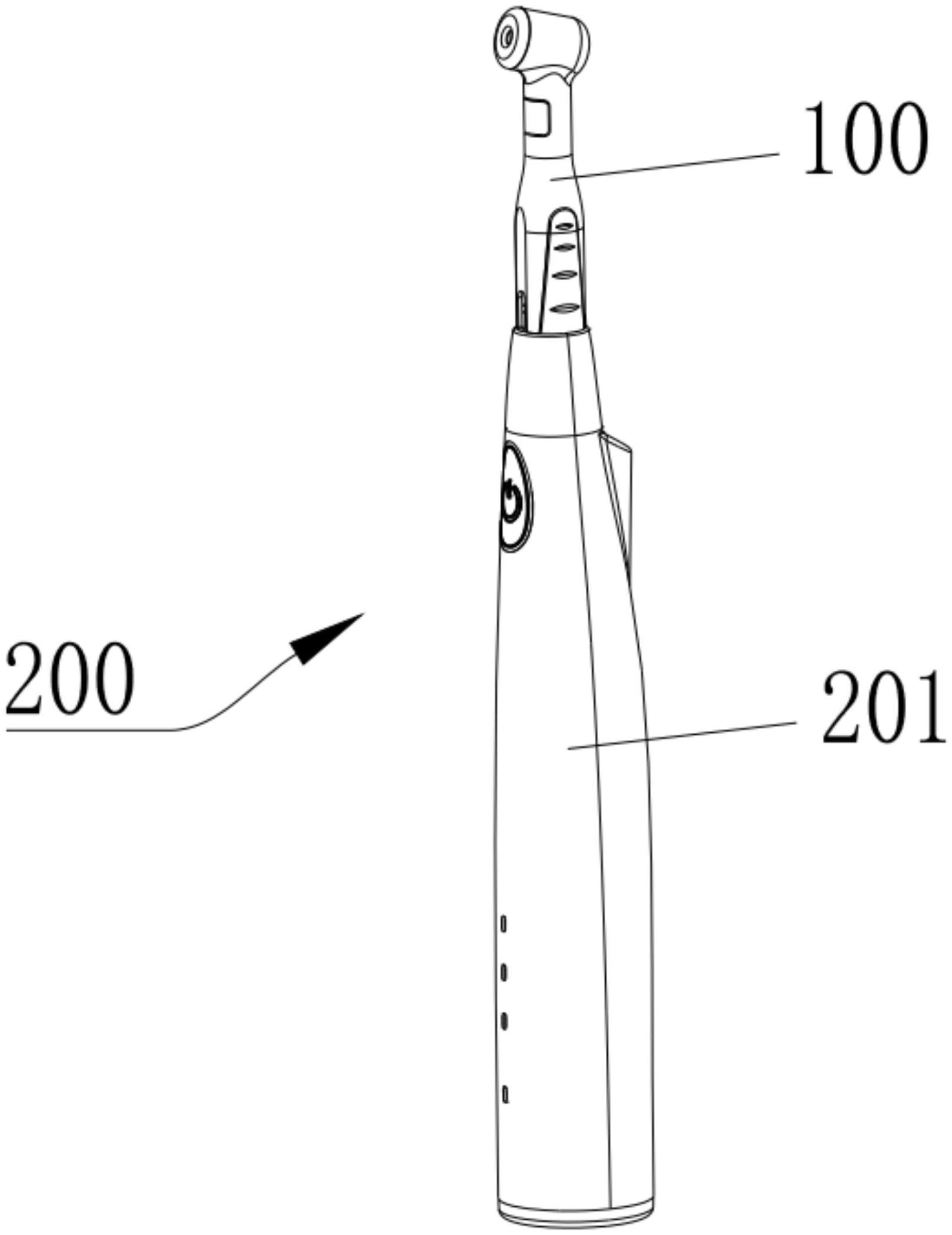 一种可更换多功能工作头的电动清洁装置的制作方法