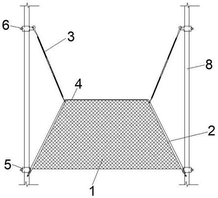一种建筑外架安全平网的制作方法