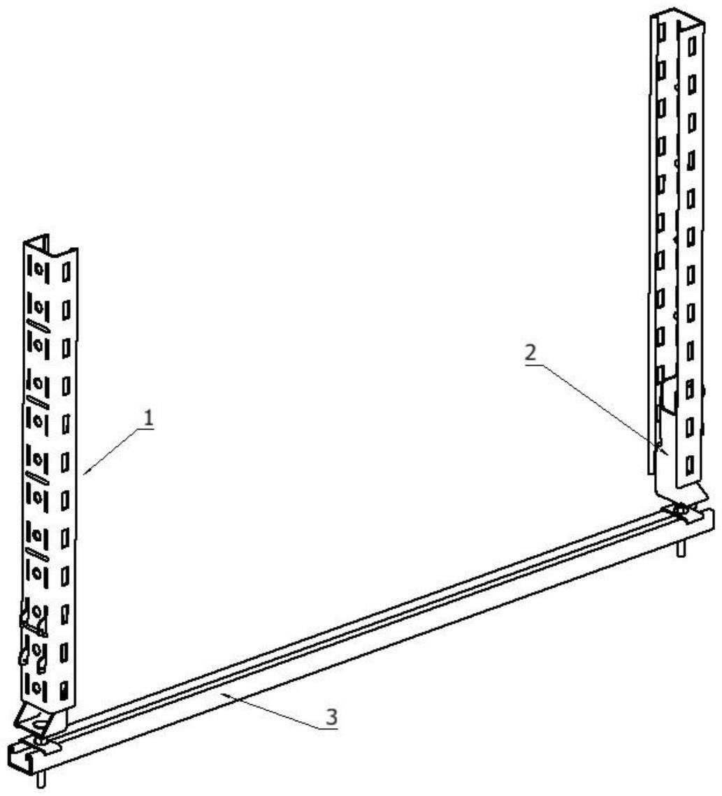一种微调式支吊架的连接结构的制作方法