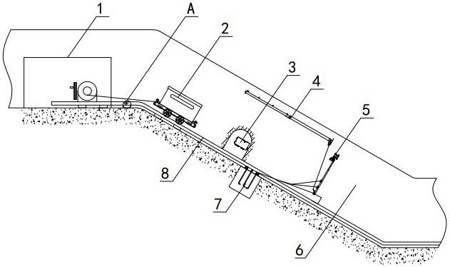 一种矿用绞车的防跑车装置的制作方法