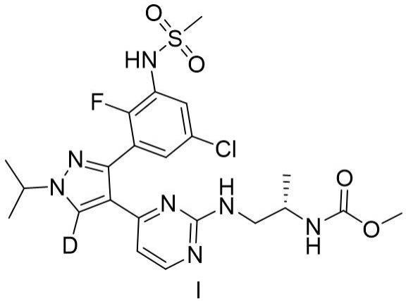 一种嘧啶联氘代吡唑类化合物及其应用的制作方法