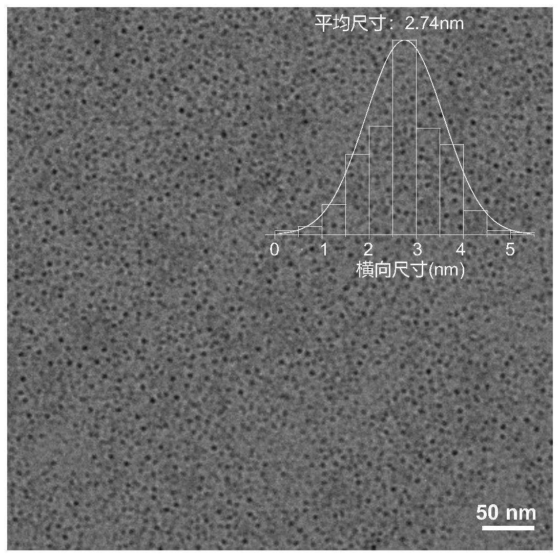 一种碳量子点/MoS2纳米片复合材料及其制备方法