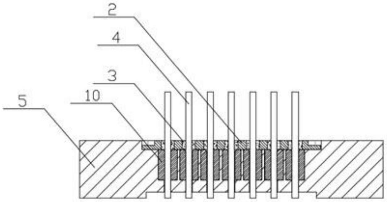 钢排针绝缘子烧结模具的制作方法