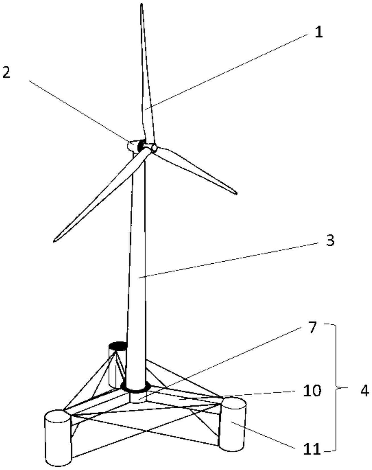 一种海上漂浮式风电机组的制作方法