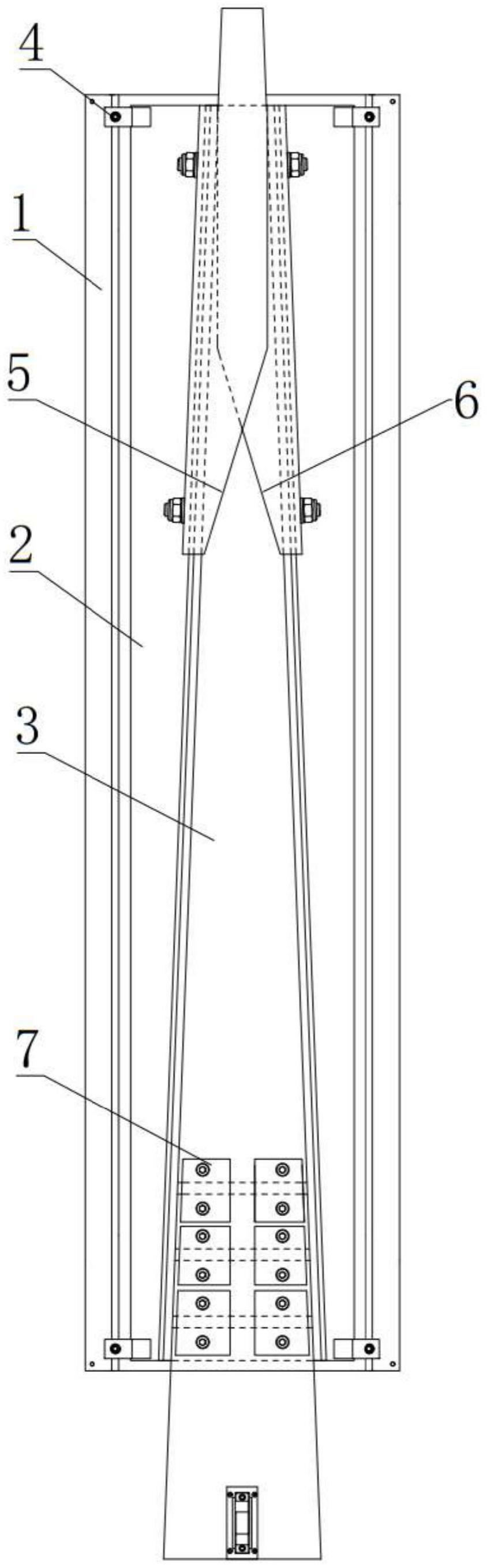 一种导电泡棉成型的折合治具的制作方法