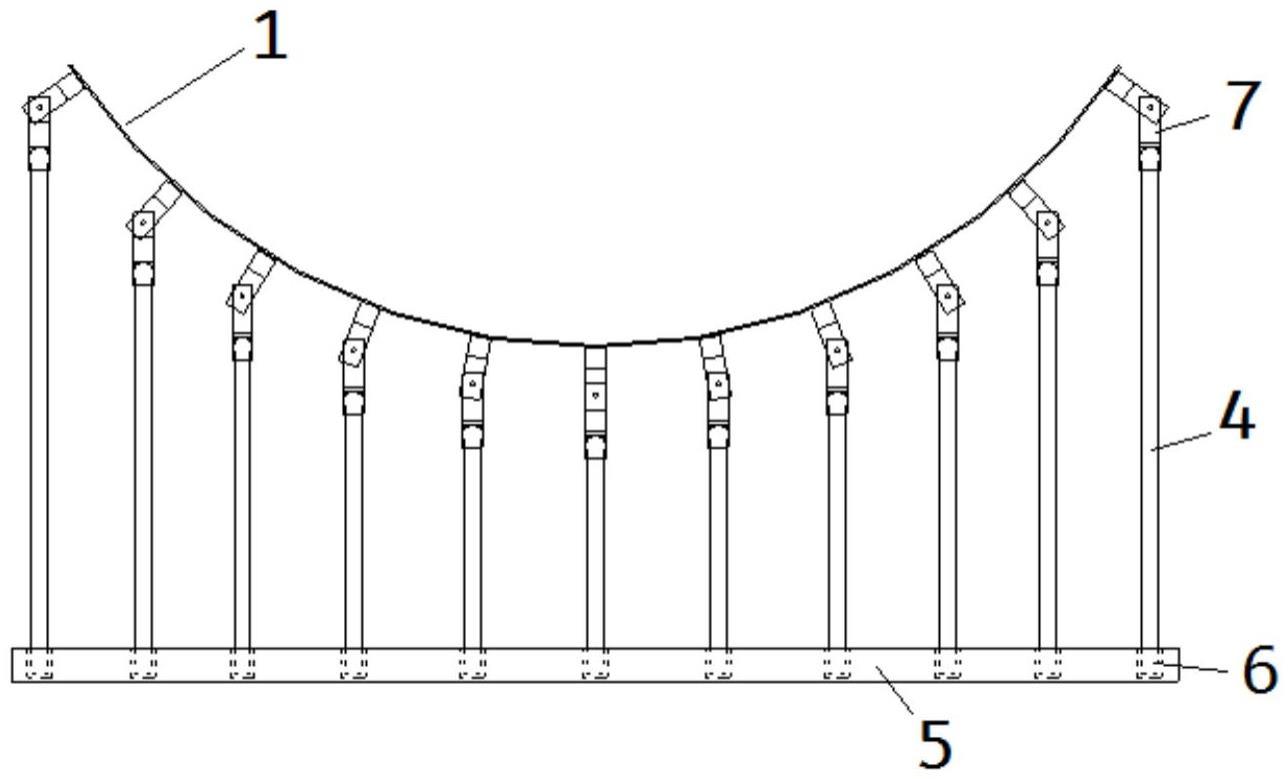 一种可重复使用的单曲率天线罩板块阴模模具的制作方法