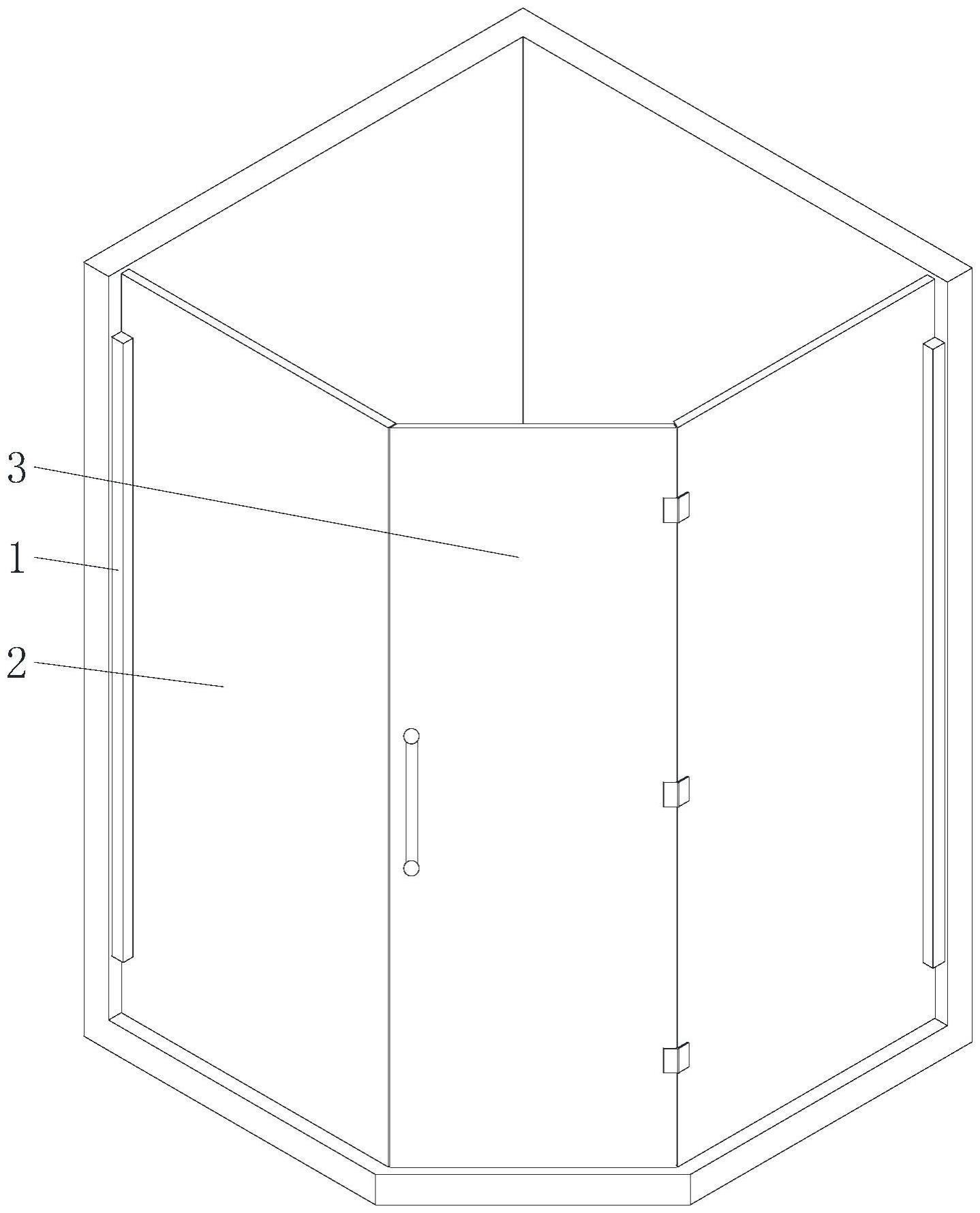 一种方便拆装的淋浴房的制作方法