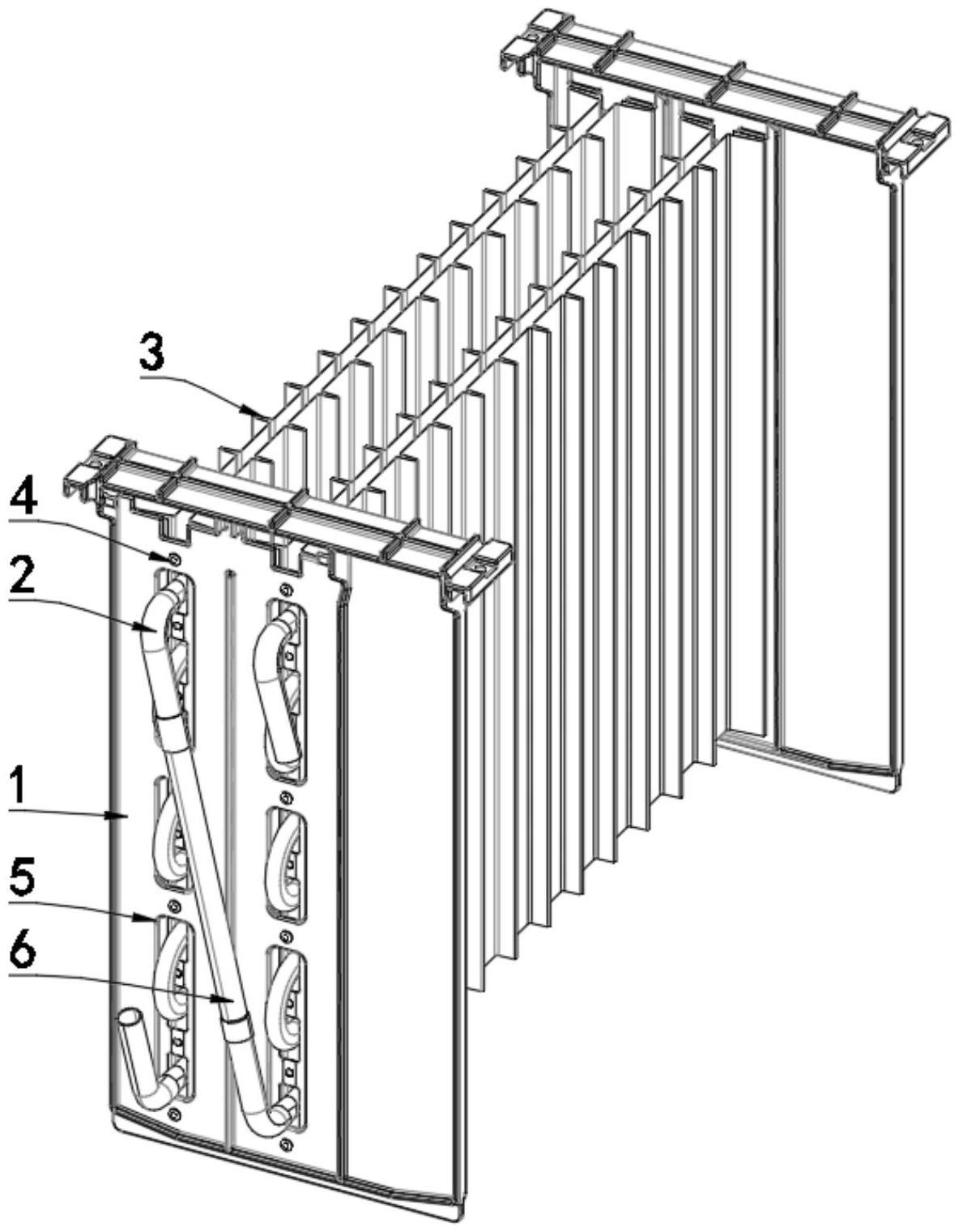 一种商用制冰机蒸发盘加强防锈支架结构的制作方法